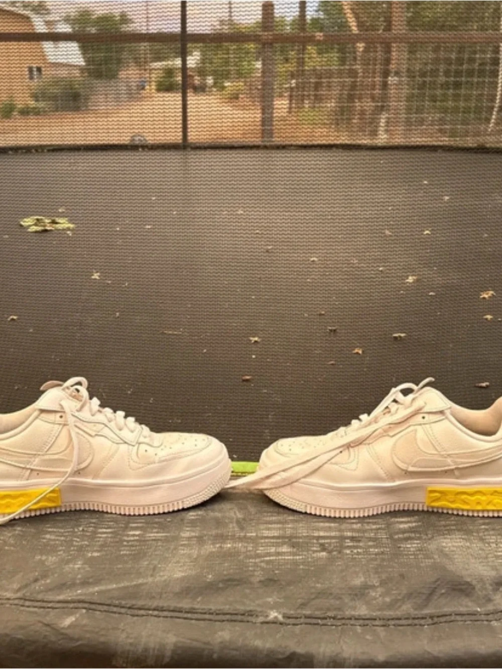 Nike White Low-Top Leather Sneakers